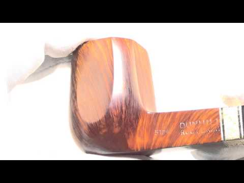Dunhill Root Briar 1986 Paneled Sitter Smoking Pipe W. Heavy Gold Band From PIPELIST.COM