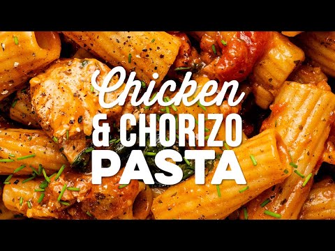 Chicken Chorizo Pasta – One-Pot Chicken Dinner!