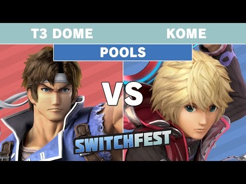 Switchfest 2019 - CG | UCI | T3 DOME (Richter) VS Kome (Shulk) - Smash Ultimate - Pools