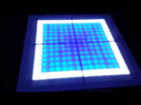 pista de led de 81 pixel de 1.20mx1.20m