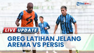 Jelang Laga Lawan Persis Solo, Greg Nwokolo Gabung dalam Latihan Arema FC di Stadion Gajayana