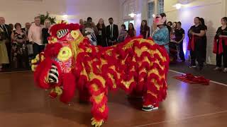Lion Dance at Emily and Brian's wedding