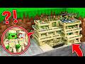 Mikey And JJ Found Tiny Military Station In Minecraft Maizen