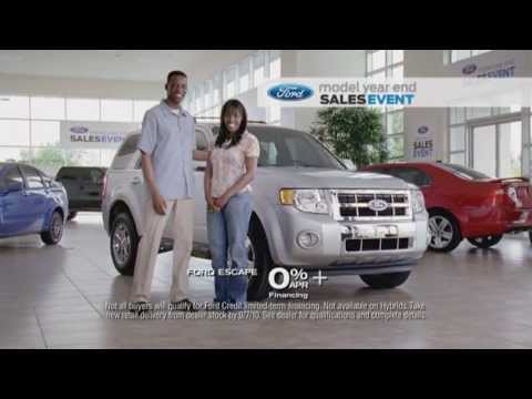 Ford Year End Model Sales Event - Young African-American couple