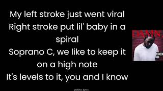 Kendrick Lamar - HUMBLE (lyrics)