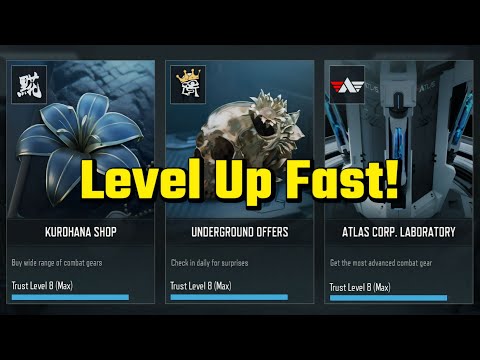 How to Level Up Faster the Kurohana Shop, Underground, and Atlas Corp Laboratory | DMZ RECON