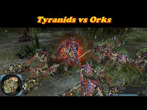 Tyranids vs Orks - Warhammer 40k: Dawn Of War 2: Retribution - SupaEpicFun Mod