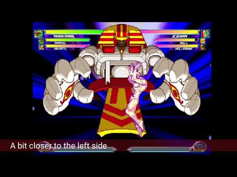 MVC2: Anakaris Pharaoh's Illusion Hand Reach
