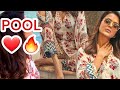 Priyanka Chahar Chaudhary Pool Shoot Fablook Magazine Se Priyanka Chahar Chaudhary Ka Pool Look