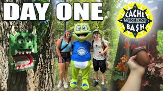 We Went Geocaching at a MEGA EVENT!