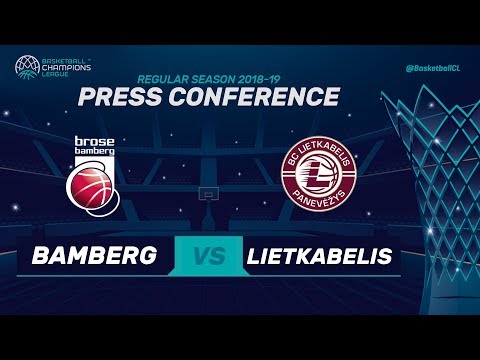 Brose Bamberg v Lietkabelis - Press Conference - Basketball Champions League