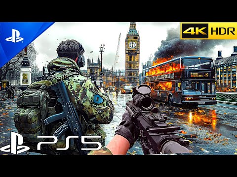 LONDON TERRORIST ATTACK | Immersive Realistic ULTRA GRAPHICS GAMEPLAY 4K 60FPS Call Of Duty MW