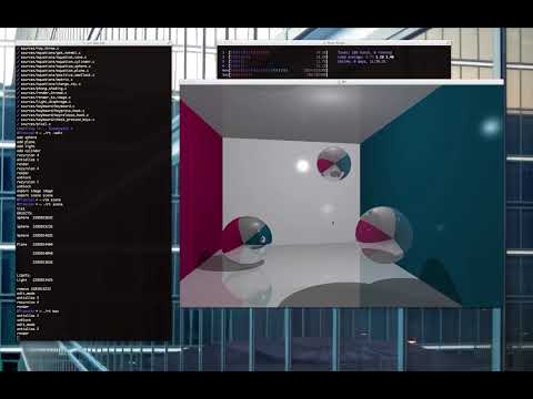 42 Raytracer demo