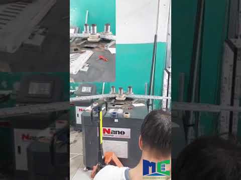 Aluminium doors: profile bending