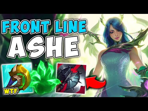 TANK ASHE TOP IS THE BEST RANGED FRONT LINE EVER! (ENDLESS SLOWS) - League of Legends