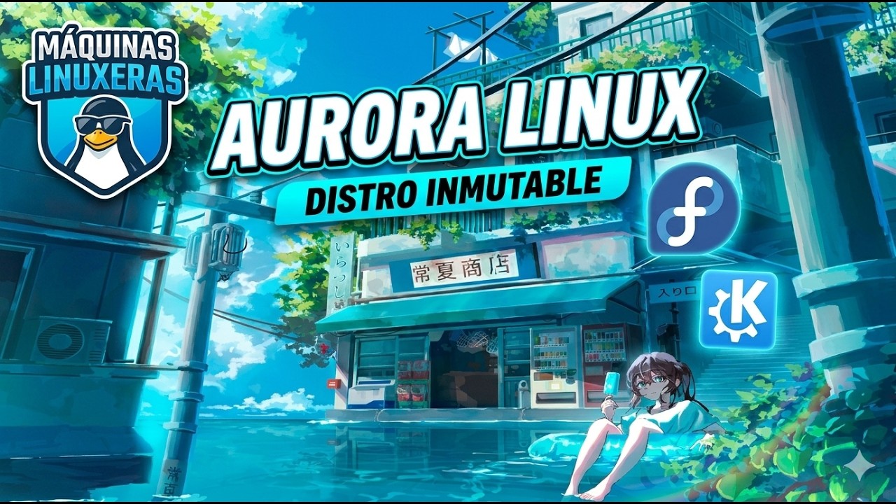 ¿La MEJOR Distro Inmutable? 🐧 Aurora Linux (Basada en Fedora Kinoite)