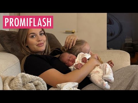 Lottie Tomlinson genießt die erste Zeit mit Baby Flossie