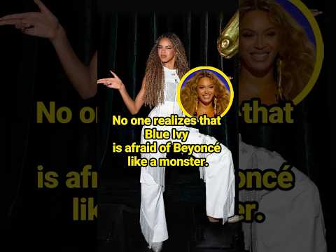 No one realizes that Blue Ivy is afraid of Beyoncé like a monster.#celebrity #BlueIvy #Beyoncé #Rumi