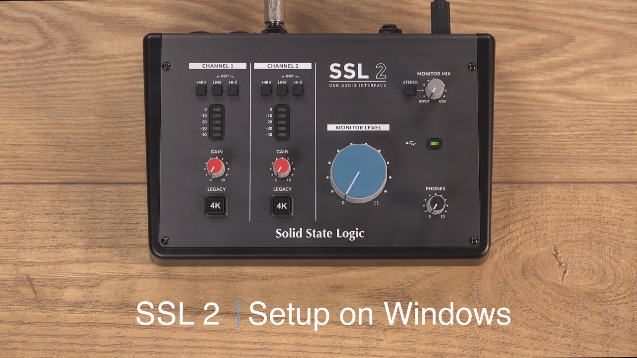 Solid State Logic Audio Interface SSL 2 Recording Pack