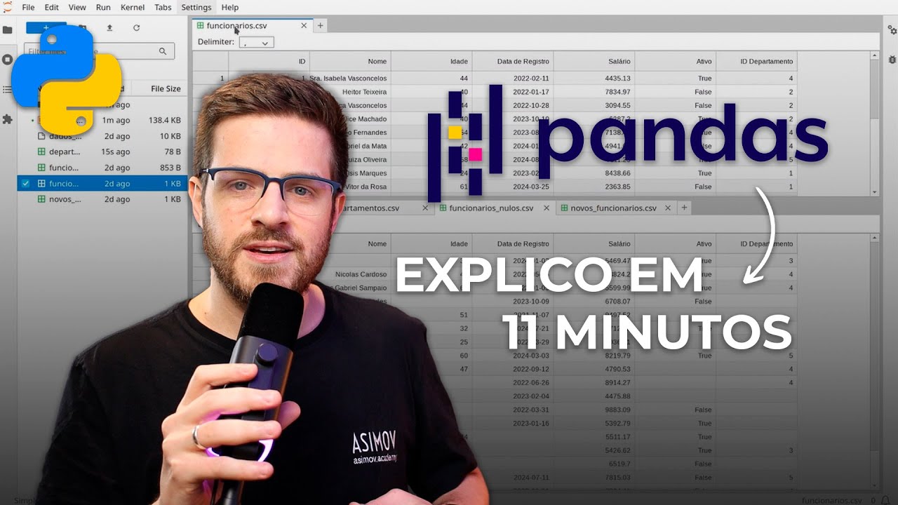 Te ensino TUDO sobre Pandas para análise de dados com Python