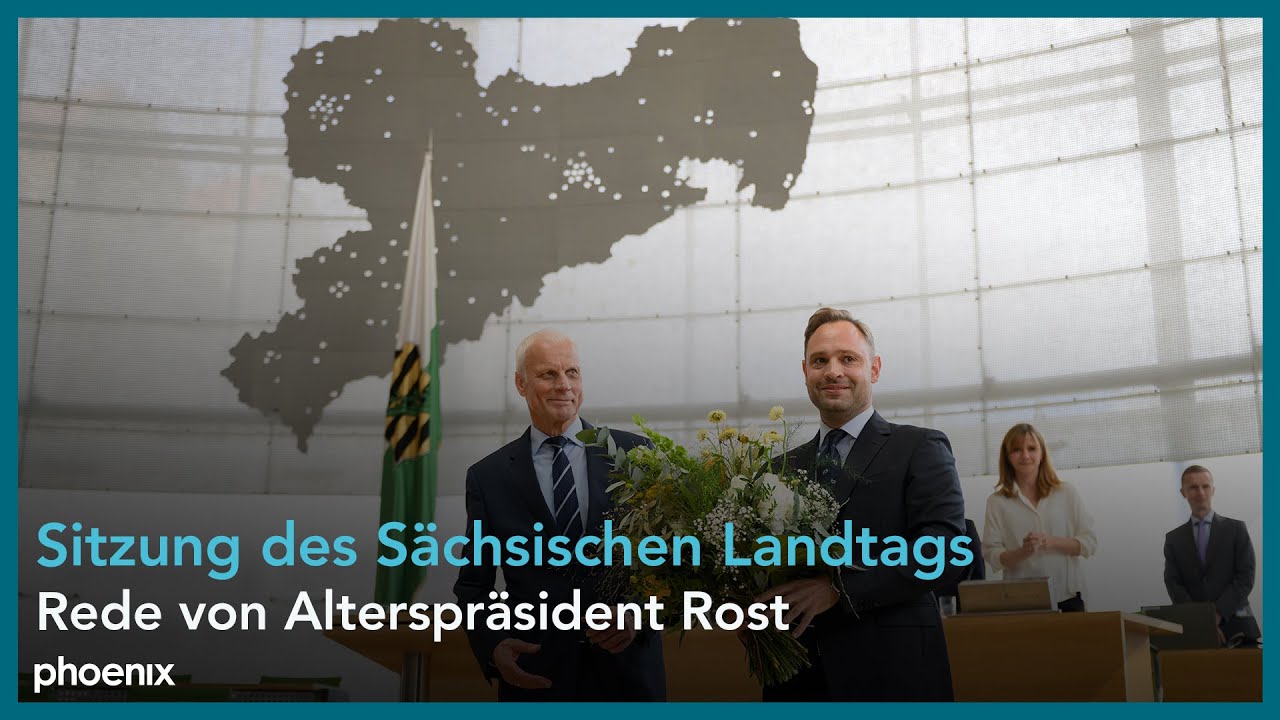 Rede von Alterspräsident Wolf-Dietrich Rost im Sächsischen Landtag am 01.10.24