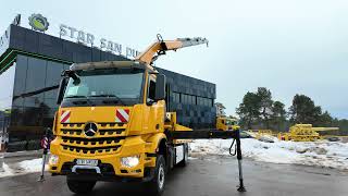 Mercedes-Benz AROCS 1848 4x4 FASSI F255A.2.24.XE-Dynamic Cran cami&oacute;n caja abierta | Imagen 4 - Autoline