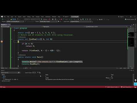 >خوارزميات عملي الملزمة الاولى, Recursion