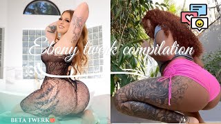 Ebony twerk compilation of 2025