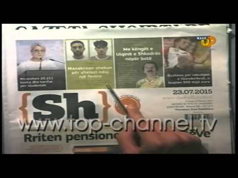 Wake Up, 23 Korrik 2015, Pjesa 1 - Top Channel Albania - Entertainment Show