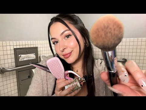 ASMR $5 Makeup, Haircut, Lashes, Scalp Oiling & Tattoo🤑 (ur the perfect client!) fast & aggressive