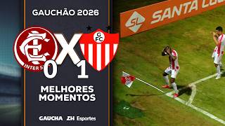 INTER-SM 0x1 GUARANY DE BAGÉ | MELHORES MOMENTOS | GAUCHÃO | 21/02/2026