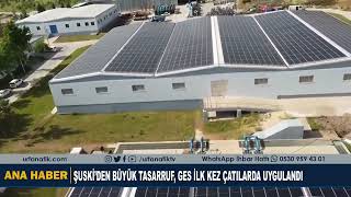 Şuski’den Büyük Tasarruf, Ges İlk Kez Çatılarda Uygulandı