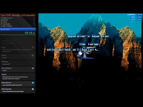 Thunder Force V (PS1 ver.) - 511.8mil ALL (No Miss), 3-1-2 Stage Order