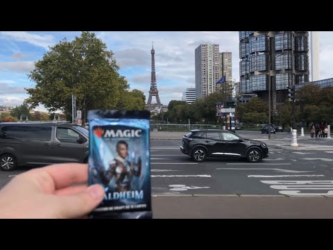 Opening French MTG boosters under the Eiffel Tower in Paris!