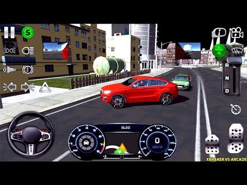 Real Driving Sim #4 - New Luxury Red Car Unlocked - Police Escape - Android Gameplay FHD