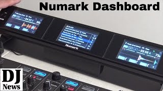 Video thumbnail for #Numark Dashboard with Three Screens for ANY DJ Controller | Disc Jockey News by discjockeynews