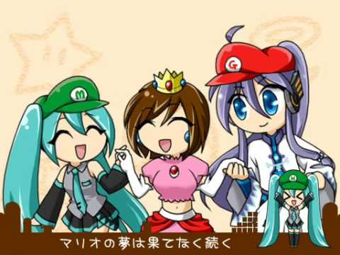 Miku Hatsune PV - GO GO MARIO!! 【VOCALOID】