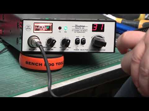 Binatone Route 66 CB27/81 UK FM CB radio - On The Air test (late version)