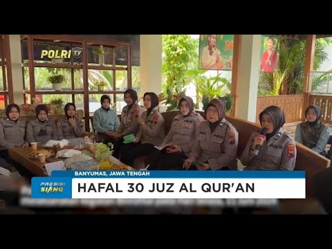 BRIPDA SHERLY POLWAN POLRESTA BANYUMAS HAFAL 30 JUZ ALQURAN