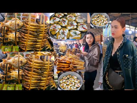 WEEKEND @ Oudong Resort The Best Countryside Street Food - Grilled Fish, Chicken, Bees, Frog & More