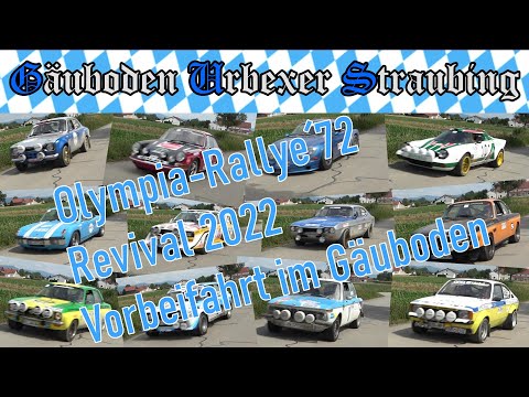 🌾🚗🌻 OLYMPIA-RALLYE´72 - REVIVAL 2022 - Vorbeifahrt im Gäuboden 🌾🚗🌻 # 216
