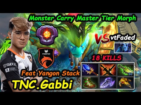 Gabbi Morphling Monster Carry Master Tier Feat Yangon Galacticos Stack vs vtFaded Dota 2 Gameplay