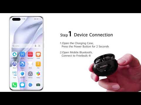 How to connect and setup HUAWEI Freebuds 4i