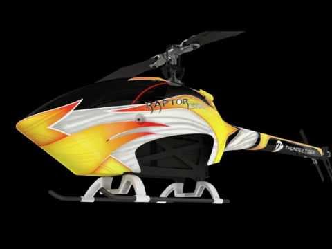 Thunder Tiger E700 V2 - New E700 Fuselage Piloted by Alon Barak