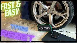 How to reset TPMS on A Q50 Red Sport using ECUTek
