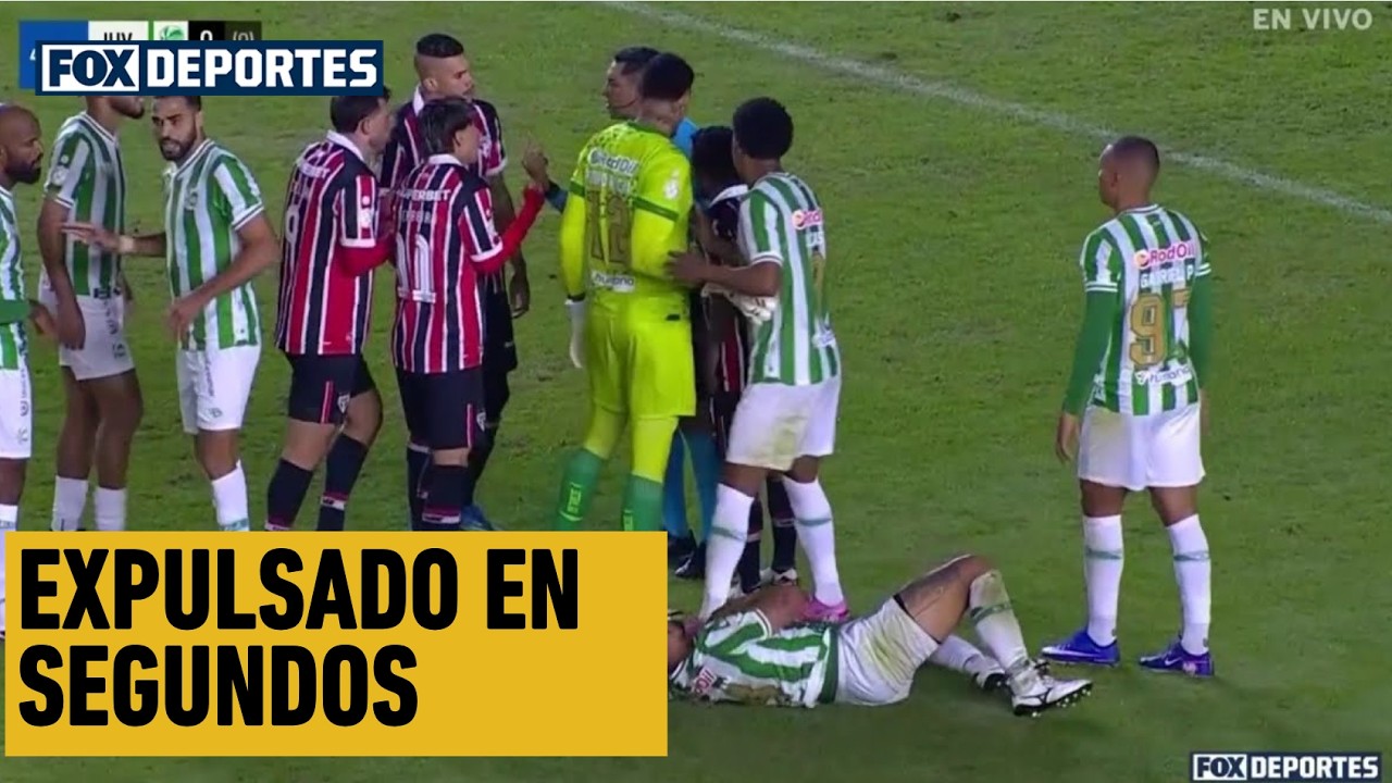 😱🟥 EXPULSADO EN SEGUNDOS Ferreira | Juventude 0-0 (0-1) Sao Paulo | Quinta Ronda | Copa de Brasil