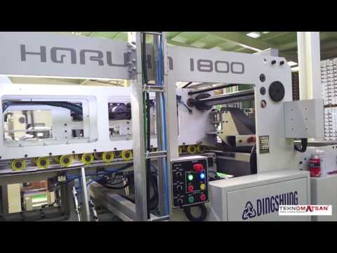 NIKKO Engineering HARUKA 1800 Çift Parça Kutu Yapıştırma  Makinesi- Samsung Robot Kutusu