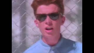 Rick Astley | &quot;Never Gonna Give You Up&quot; sped every time he says &quot;Never&quot; up (1 minute)