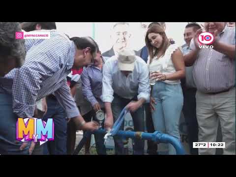 Jaldo inauguró un pozo de agua en Estación Aráoz y Tacanas