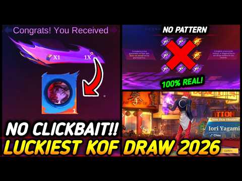 I GOT KOF IORI WITHOUT BINGO (💯 REAL 😱) !! LUCKIEST KOF SKIN DRAW 2026 - MLBB